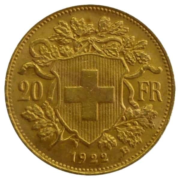 20 Schweizer Franken 'Vreneli' (5,81 g) Goldmünze (CHE) 20 Schweizer Franken 'Vreneli' (5,81 g) Goldmünze (CHE)