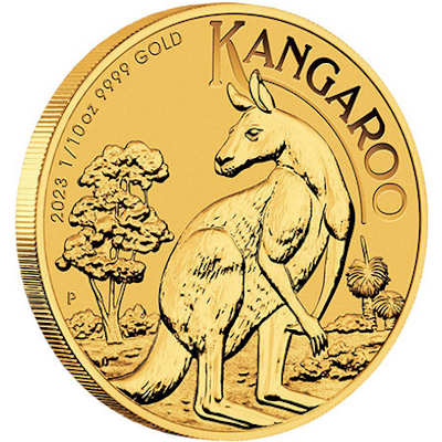 1/10 Unze Australian Kangaroo Goldmünze (AUS 2025)