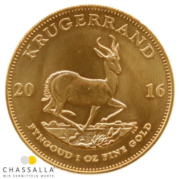 1 Unze Krügerrand Goldmünze (ZAF div.) 1 Unze Krügerrand Goldmünze (ZAF div.)