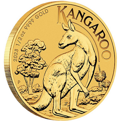 1/2 Unze Australian Kangaroo Goldmünze (AUS 2025)