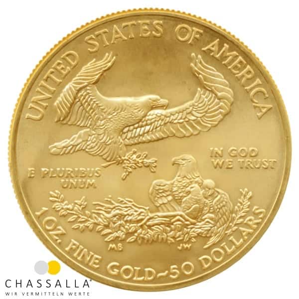 1 Unze American Eagle Goldmünze (USA div.) 1 Unze American Eagle Goldmünze (USA div.)
