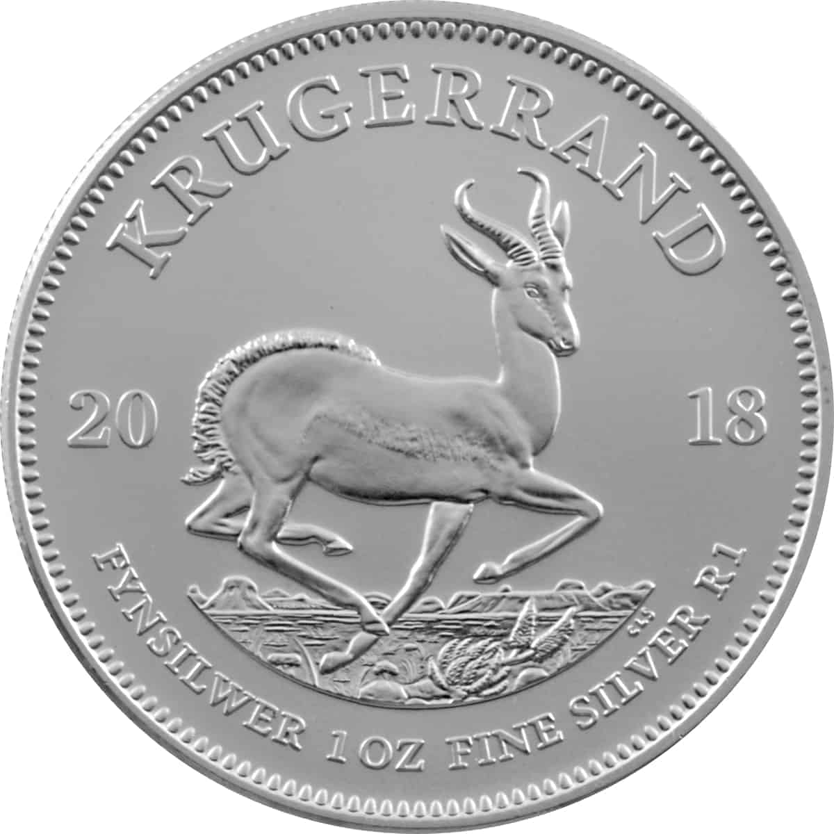1 Unze Krügerrand Silbermünze (ZAF 2025) 1 Unze Krügerrand Silbermünze (ZAF 2025)