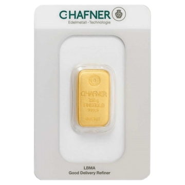 Produkt 250 Gramm Goldbarren C.HAFNER Foto