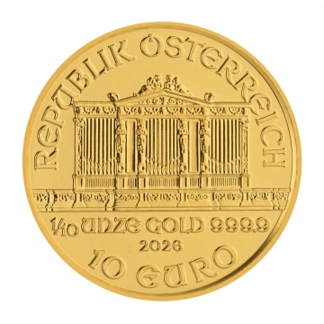 1/10 Unze Wiener Philharmoniker Goldmünze (AUT 2026)