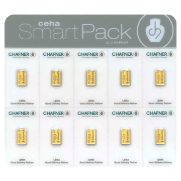 Produkt 10x2 Gramm SmartPack Goldbarren C.HAFNER Foto