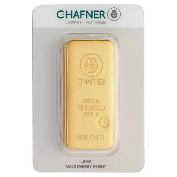 1 Kilogramm Goldbarren C.HAFNER