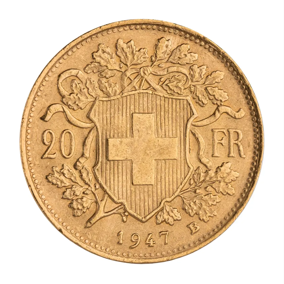 20 Schweizer Franken 'Vreneli' (5,81 g) Goldmünze (CHE)