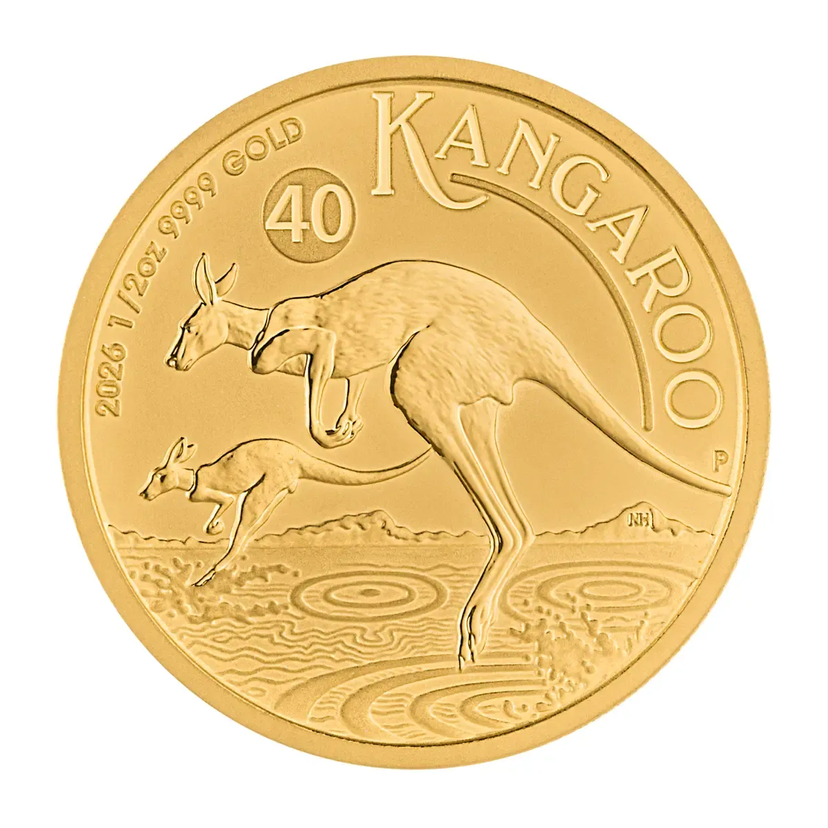 1/2 Unze Australian Kangaroo Goldmünze (AUS 2026)